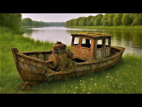 Видео: Этот списанный морской двигатель снова взорвался // после полной реставрации