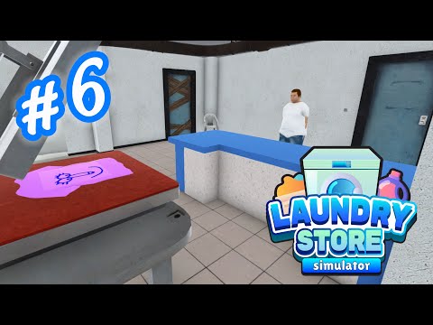 Видео: ДЕЛАЕМ ПРИНТЫ НА ФУТБОЛКАХ - LAUNDRY STORE SIMULATOR #6