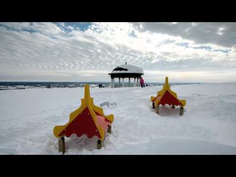 Видео: Норильское небо