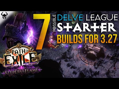 Видео: Стартовые сборки Path Of Exile 3.27 DELVE 🔥 5 возможных стартовых сборок PoE «Хранители пламени» ...