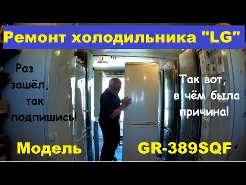 Видео: Ремонт холодильника "LG" GR-389SQF