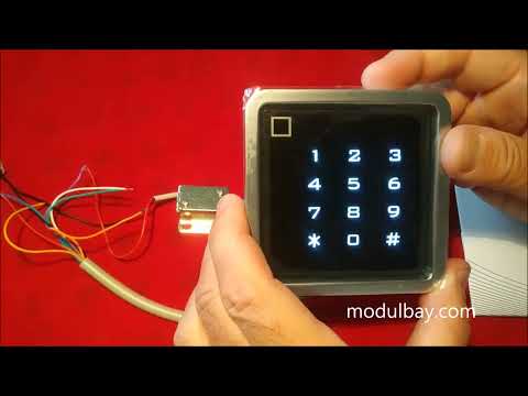 Видео: Метална водоустойчива клавиатура за контрол на достъпа