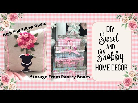 Видео: Высококачественная подушка из фетра • Красивое место для хранения вещей из кладовых коробок • Две...