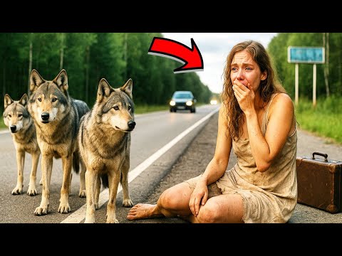Видео: Муж БРОСИЛ жену на трассе… НО СТАЯ волков СПАСЛА её и ИЗМЕНИЛА их судьбыЙ!