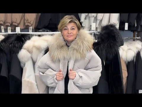 Видео: Новая коллекция дубленка - парка комбинированная 99900р