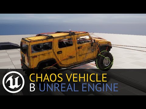 Видео: Unreal Engine: Chaos Vehicle. Создаём машину!