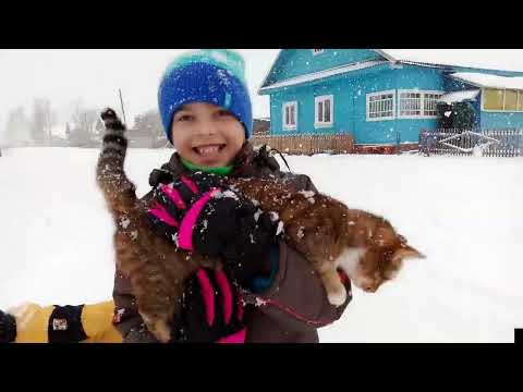 Видео: Гнездово 2023 ОСЕНЬ  ,СНЕГ,  КРАСОТА ,деревня Тверская обл.