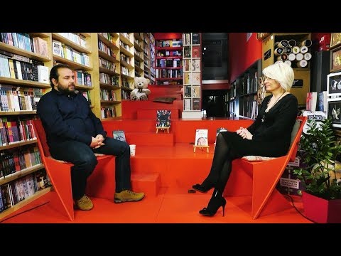 Видео: Ристо Солунчев во разговор со Бранка Костиќ-Марковиќ во Астрорум на Литература.мк