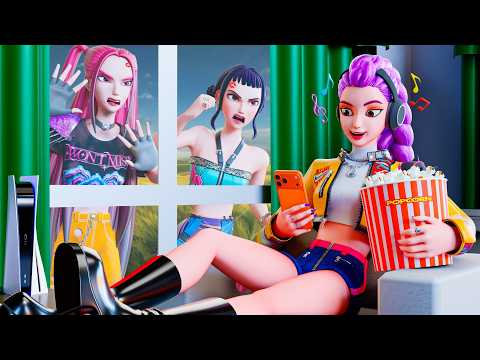 Видео: РУМИ ИГНОРИРУЕТ ВСЕХ 24 ЧАСА! K-Pop Охотницы на Демонов: Huntrix анимация