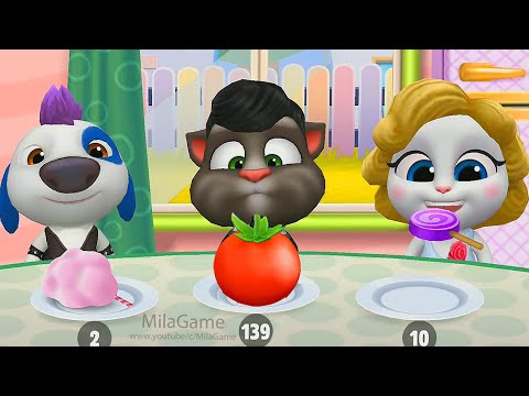 Видео: МОЙ ГОВОРЯЩИЙ ТОМ 2 #73 друзья Анджела Ухаживаем за питомцем #Том_2 #Том