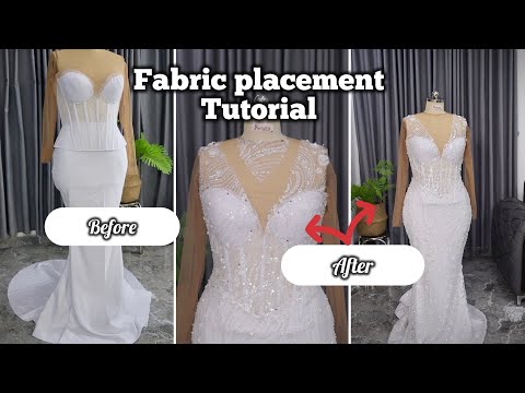 Видео: РАЗМЕЩЕНИЕ КРУЖЕВНОЙ ТКАНИ НА ЮБКЕ И КОРСЕТЕ - БЕЗ БОКОВОГО ШВА (ЕДИНСТВЕННЫЙ ИНСТРУКЦИЯ, КОТОРАЯ...