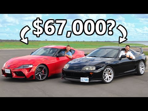 Видео: Toyota Supra 2021 против Toyota Supra 1994 // Встреча легенд JDM