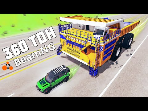 Видео: САМАЯ ОГРОМНАЯ ТАЧКА!!! ЭТО БИЛАЗ!!! - КОШКИ МЫШКИ В BEAM NG MP Мультиплеер