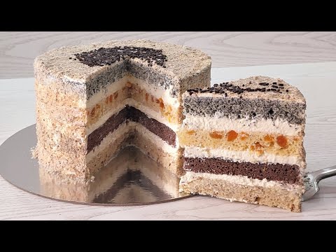 Видео: знаменитый эффектный торт ДАМСКИЙ КАПРИЗ / торт ГЕНЕРАЛ! Очень вкусно, бюджетно! Сметанный торт!