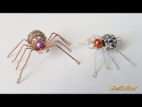 Видео: Беседы о проволоке с Джеймсом Браунингом: как сделать паука из бусин и мягкой гибкой проволоки