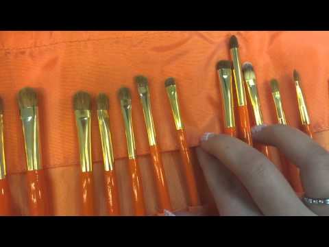 Видео: Обзор наборов кистей для макияжа Zoreya