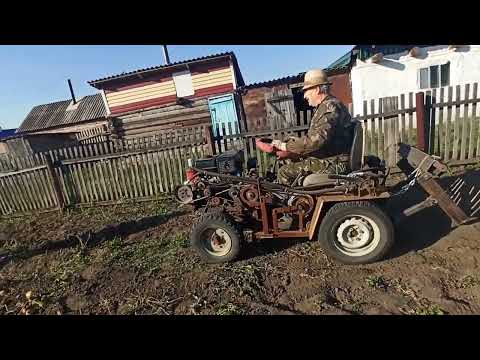Видео: Доработали картофелекопалку к минитрактору, теперь копает ещё лучше. Жизнь в деревне
