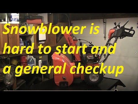 Видео: Этот снегоочиститель Husqvarna с двигателем LCT трудно заводится.