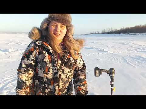 Видео: Шуруповерт нанвей в морозы -28, отказывается бурить, как ведет себя шуруповерт на рыбалке в холод