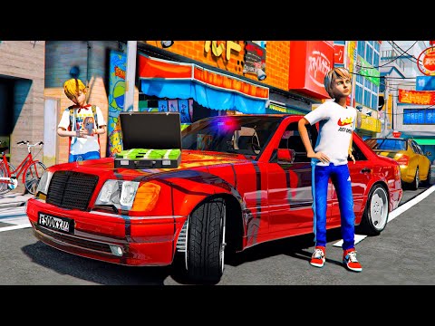Видео: ОПЕРСКАЯ ЕЗДА В GTA 5 - УЛЕТЕЛИ В ЯПОНИЮ ЗА Б/У MERCEDES E500 С ПРОБЕГОМ! МАШИНЫ ИЗ ЯПОНИИ! 🌊ВОТЕР