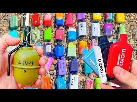 Видео: ✅ 100 ОДНОРАЗОК + Мощная петарда ☢️ ТОП 15 Мощных петард и одноразки 🔥 Корсар 12 в ВЕЙП