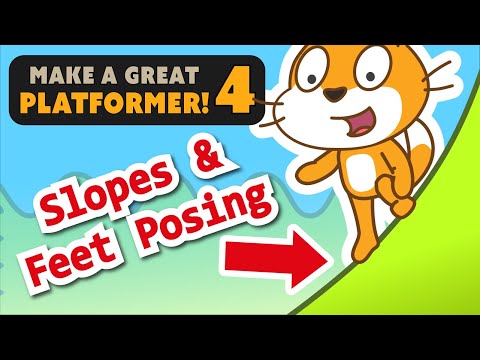 Видео: Написать платформер | 4. Наклоны и постановка конечностей