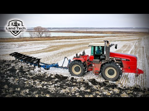 Видео: Трактор РСМ 2375 и оборотный плуг Добрыня ППО-8 (7+1) - вспашка зяби до глубокой осени! Обзор плуга!