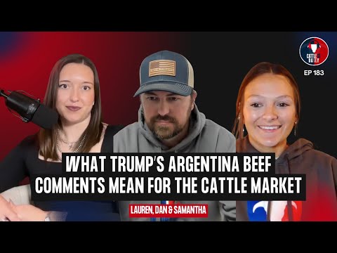 Видео: 183: Что означают комментарии Трампа о говядине в Аргентине для рынка крупного рогатого скота с Д...