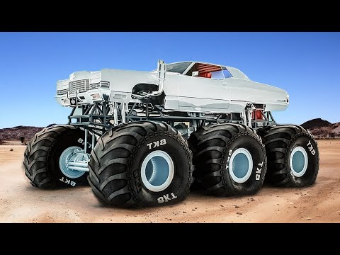 Видео: НЕВЕРОЯТНЫЙ МНОГОКОЛЕСНЫЙ ТРАНСПОРТ, КОТОРЫЙ ВАС УДИВИТ