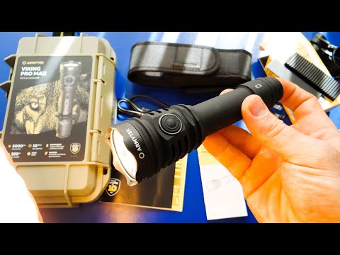 Видео: Тест ПУШКИ 5000 Люмен! НОВИНКА Armytek Viking Pro Max #flashlight #survival #fishing #edc #tactical