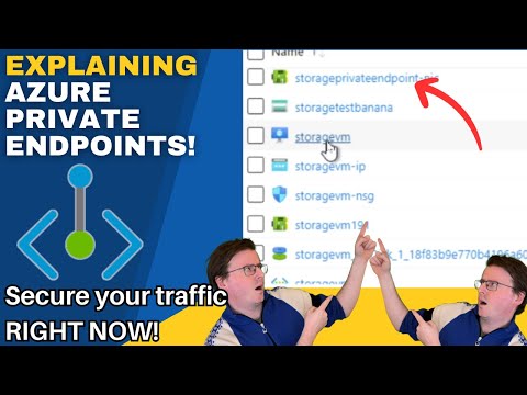 Видео: Общие сведения о частных конечных точках в Azure | Демонстрация виртуальных машин, виртуальных се...