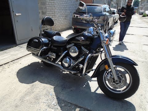 Видео: Kawasaki Vulkan 1500 - спинка, руль, и защита картера