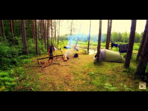 Видео: Рыбалка трёхдневная на лесной речке. Хариус, жерех, щука, окунь. #ADVENTURESBROTHERS