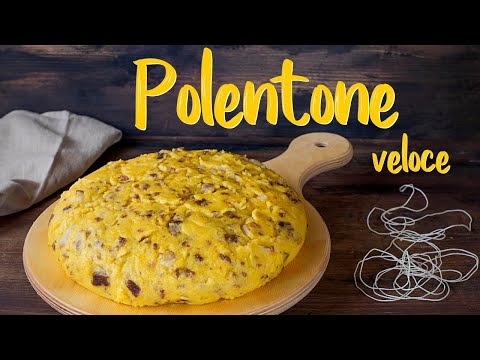 Видео: Быстрая полента с колбасой и беконом