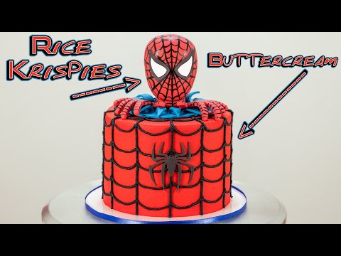 Видео: Торт на день рождения Человека-паука