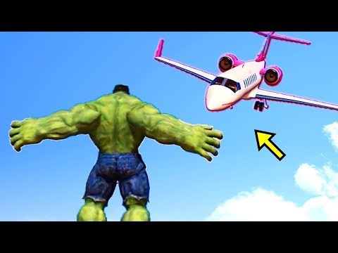 Видео: Халк ұшақты тоқтата алама? | GTA 5