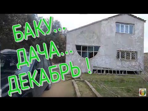 Видео: Баку. Дача. Декабрь