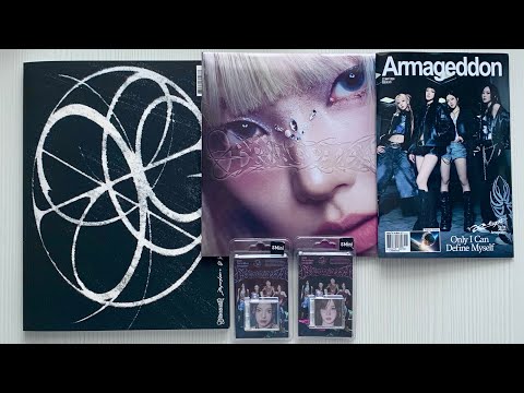 Видео: Распаковка альбома Aespa / Unboxing album Aespa Armageddon (Authentic, Zine, MY Power & SMini ver.)