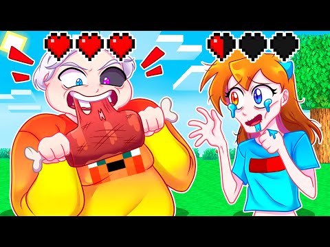 Видео: 😨 Майнкрафт но МЫ ТОЛСТЕЕМ с Каждым Уровнем!