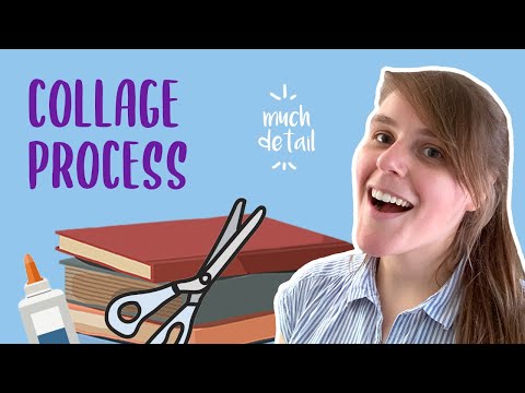 Видео: Как создать сюрреалистический коллаж | Советы и техники создания аналоговых коллажей из использов...