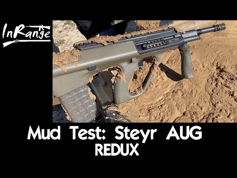Видео: Тест грязи: Steyr AUG REDUX