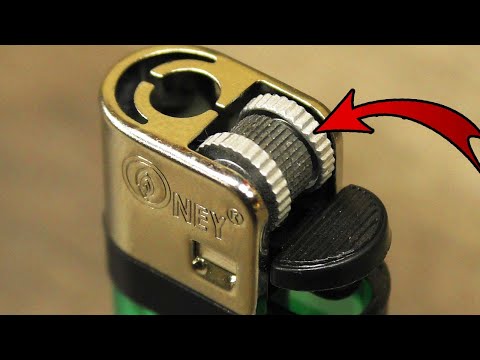 Видео: УЗНАВ ЭТОТ СЕКРЕТ, ты больше никогда не выбросишь СТАРУЮ ЗАЖИГАЛКУ! Не трать деньги, сделай сам!!!
