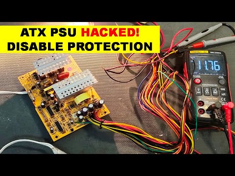 Видео: Как отключить защиту по напряжению и току в блоке питания ATX