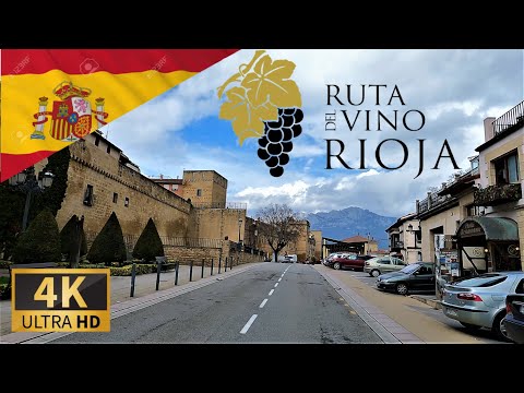Видео: ВОЖДЕНИЕ ПО ВИННОМУ МАРШРУТУ РИОХА, Ла-Риоха-Страна Басков, ИСПАНИЯ I 4K 60fps
