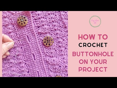 Видео: Как связать крючком резинку для пуговиц