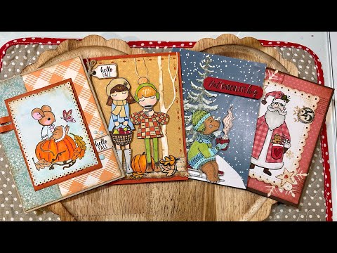 Видео: #satmornmakes Ep19-2025 Осенние открытки и добавление милых деталей