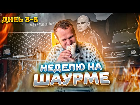 Видео: НЕДЕЛЮ ЖИВУ НА ШАВЕРМЕ! ЛУЧШАЯ ШАУРМА НА ВОКЗАЛЕ (день 3-5)