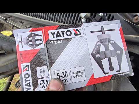 Видео: Продолжение сборки навесного двигателя форд мондео 3, съемник поводков дворников yato в деле