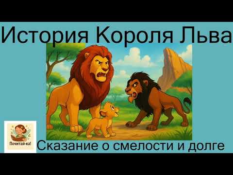 Видео: 🦁 История Короля Льва — Сказание о смелости и долге 🌟| 📚 Добрая аудиосказка с иллюстрацией
