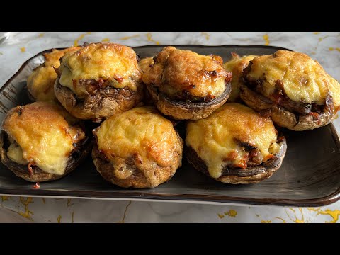 Видео: Լցոնած սունկ, շատ համեղ բաղադրատոմս։ Համեղ ուտեստ։ Фаршированные шампиньоны. Lconac sunk,hamex utest